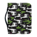 Cactus And Llama Pattern Print Leather Bible Cover