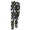 Cactus And Llama Pattern Print Men's Compression Pants