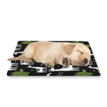 Cactus And Llama Pattern Print Pet Cooling Mat Cover