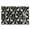 Cactus And Llama Pattern Print Placemat
