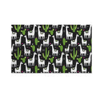 Cactus And Llama Pattern Print Polyester Flag