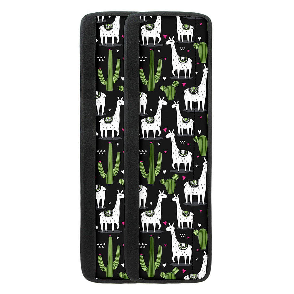 Cactus And Llama Pattern Print Refrigerator Handle Covers