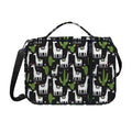 Cactus And Llama Pattern Print Shoulder Strap Bible Bag