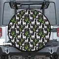 Cactus And Llama Pattern Print Tire Cover