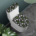 Cactus And Llama Pattern Print Toilet Lid And Tank Cover Set
