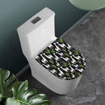 Cactus And Llama Pattern Print Toilet Lid Cover