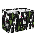 Cactus And Llama Pattern Print Utility Tote Bag
