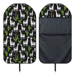 Cactus And Llama Pattern Print Waterproof Car Seat Cover