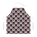 Caduceus Pattern Print Adjustable Apron