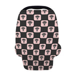 Caduceus Pattern Print Baby Seat Cover