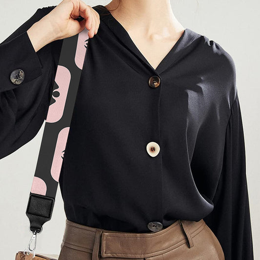 Caduceus Pattern Print Bag Strap