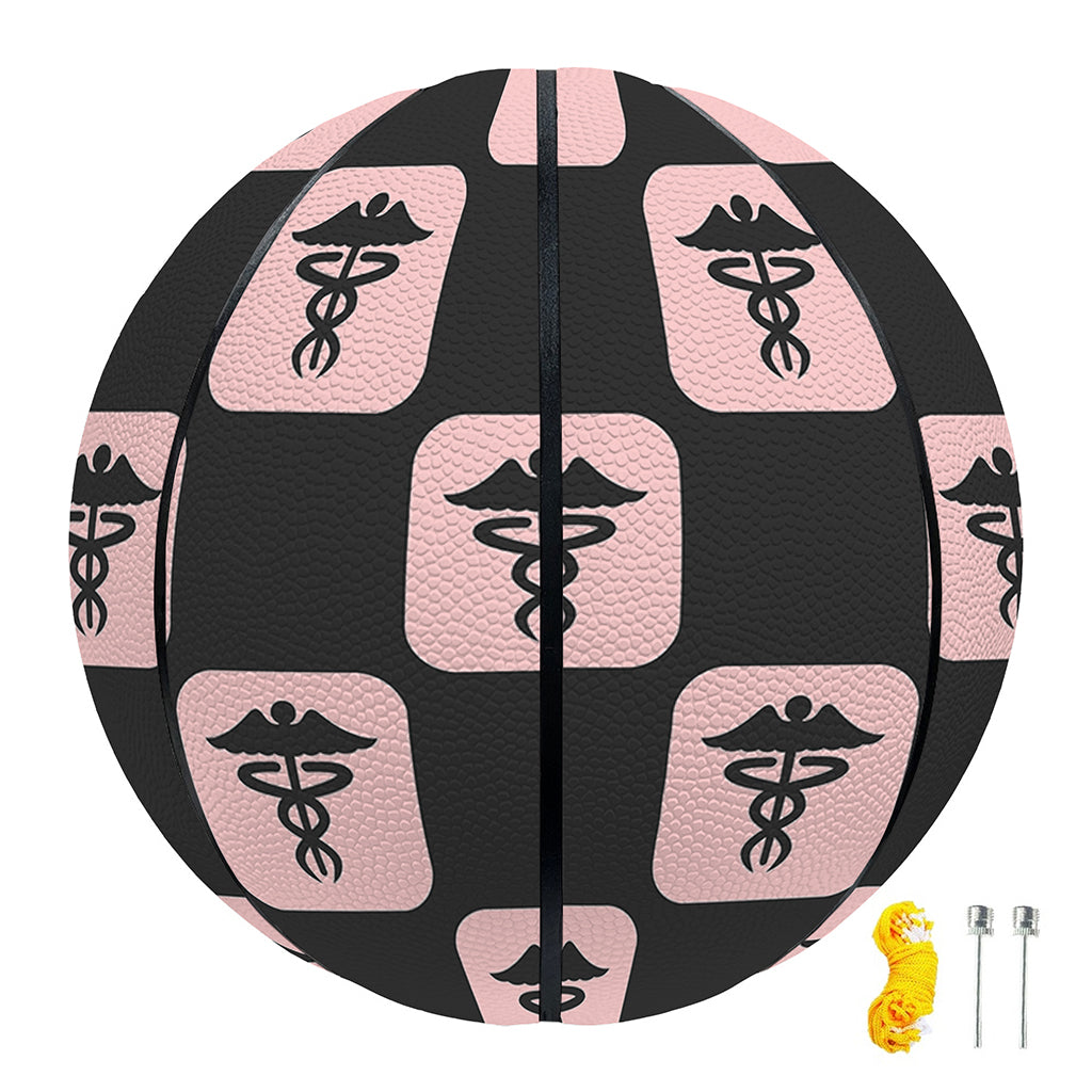 Caduceus Pattern Print Basketball