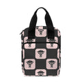 Caduceus Pattern Print Bible Tote Bag