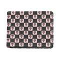 Caduceus Pattern Print Bifold Wallet