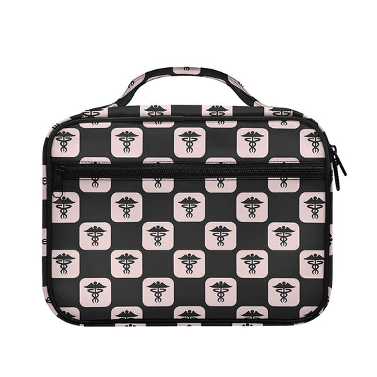 Caduceus Pattern Print Briefcase Bible Bag