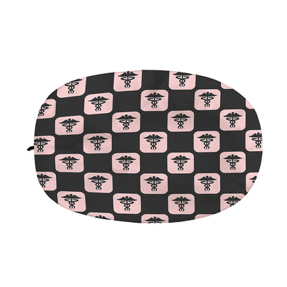 Caduceus Pattern Print Car Side Mirror Covers