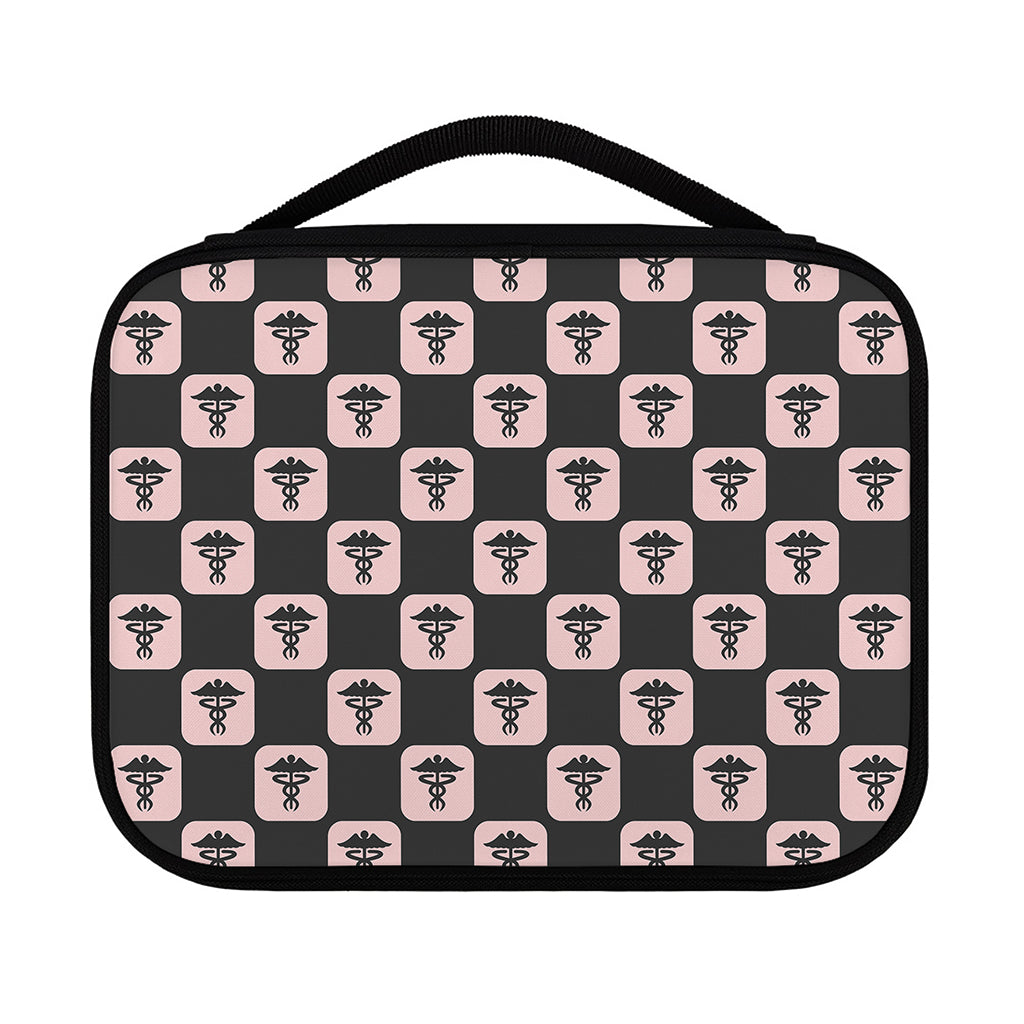Caduceus Pattern Print Classic Bible Case