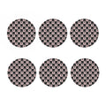 Caduceus Pattern Print Coaster Set