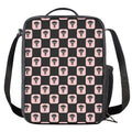 Caduceus Pattern Print Crossbody Lunch Bag