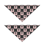 Caduceus Pattern Print Dog Bandana