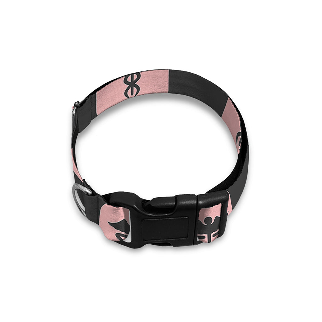 Caduceus Pattern Print Dog Collar