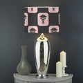Caduceus Pattern Print Drum Lamp Shade