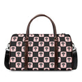 Caduceus Pattern Print Duffel Bag
