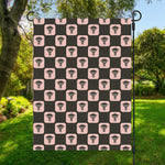 Caduceus Pattern Print Garden Flag