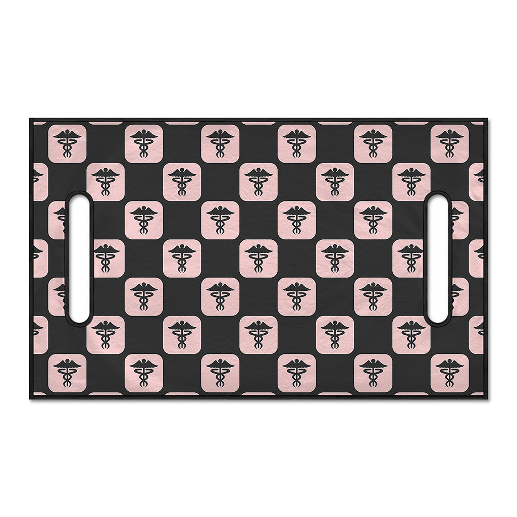 Caduceus Pattern Print Golf Cart Seat Cover