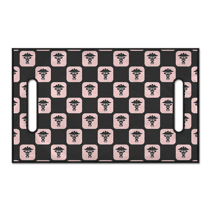 Caduceus Pattern Print Golf Cart Seat Cover