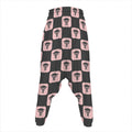 Caduceus Pattern Print Hammer Pants
