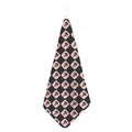 Caduceus Pattern Print Hand Towel