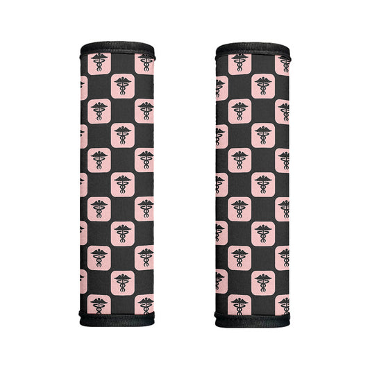 Caduceus Pattern Print Handle Covers