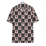 Caduceus Pattern Print Hawaiian Shirt