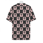 Caduceus Pattern Print Hawaiian Shirt