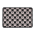 Caduceus Pattern Print Kitchen Mat