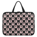 Caduceus Pattern Print Laptop Sleeve With Handle