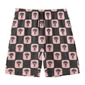 Caduceus Pattern Print Men's Swim Trunks