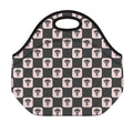 Caduceus Pattern Print Neoprene Lunch Bag