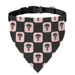 Caduceus Pattern Print Over The Collar Dog Bandana