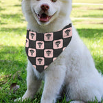 Caduceus Pattern Print Over The Collar Dog Bandana