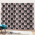 Caduceus Pattern Print Pencil Pleat Curtains