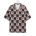Caduceus Pattern Print Rayon Hawaiian Shirt
