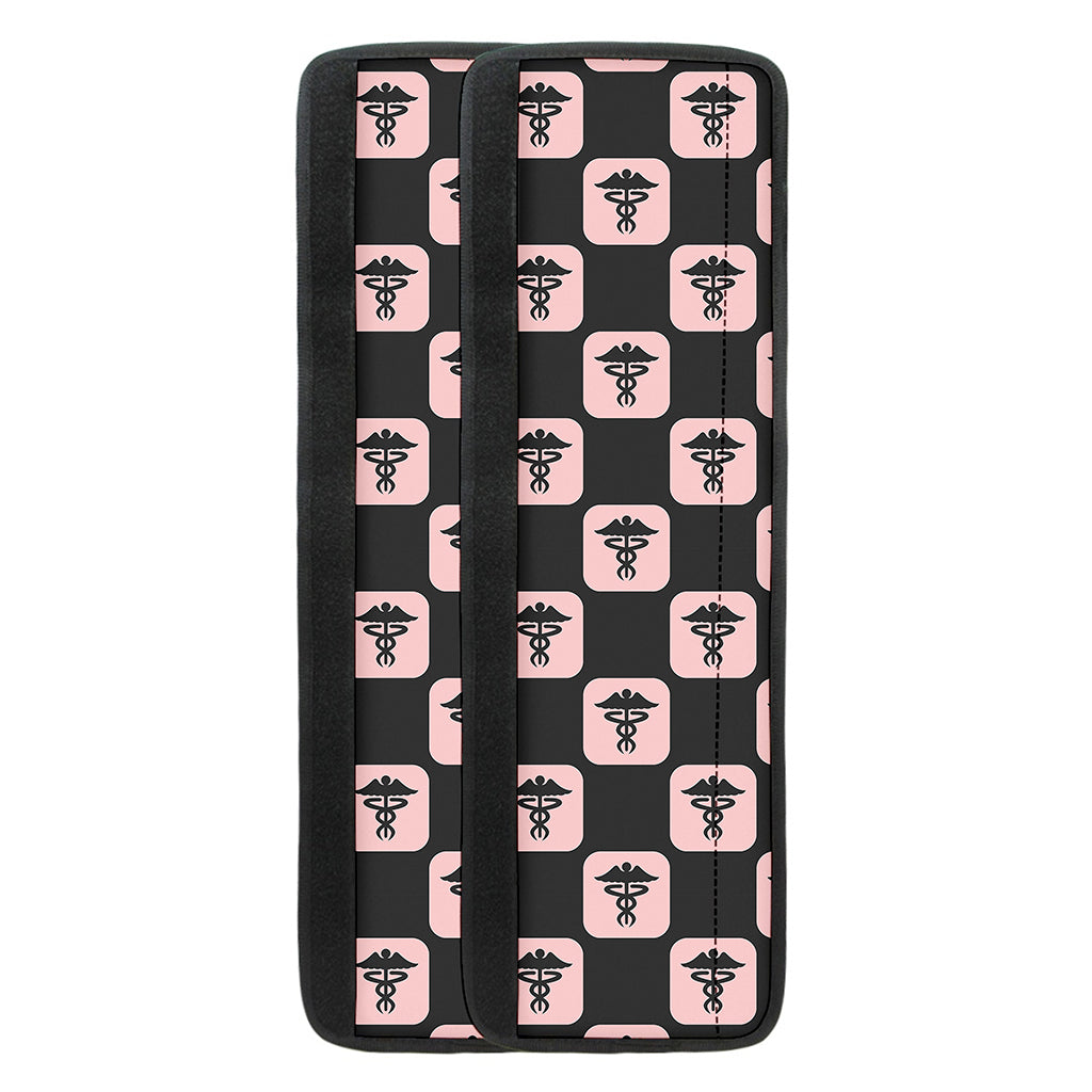Caduceus Pattern Print Refrigerator Handle Covers