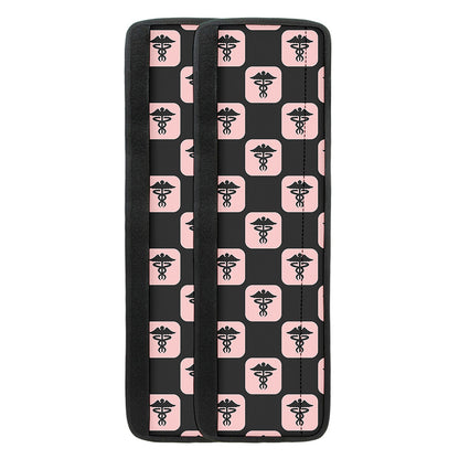 Caduceus Pattern Print Refrigerator Handle Covers