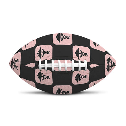 Caduceus Pattern Print Rugby Ball