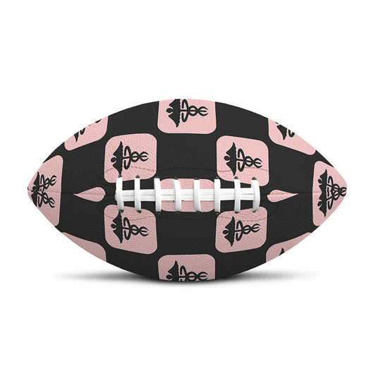Caduceus Pattern Print Rugby Ball