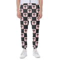 Caduceus Pattern Print Joggers