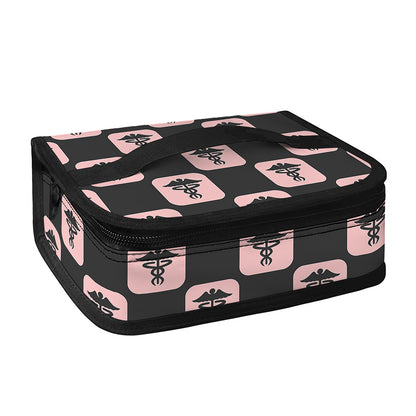 Caduceus Pattern Print Small Lunch Bag