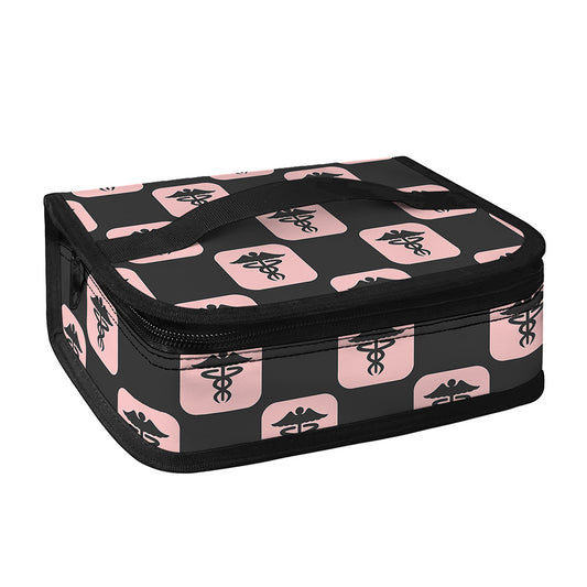 Caduceus Pattern Print Small Lunch Bag